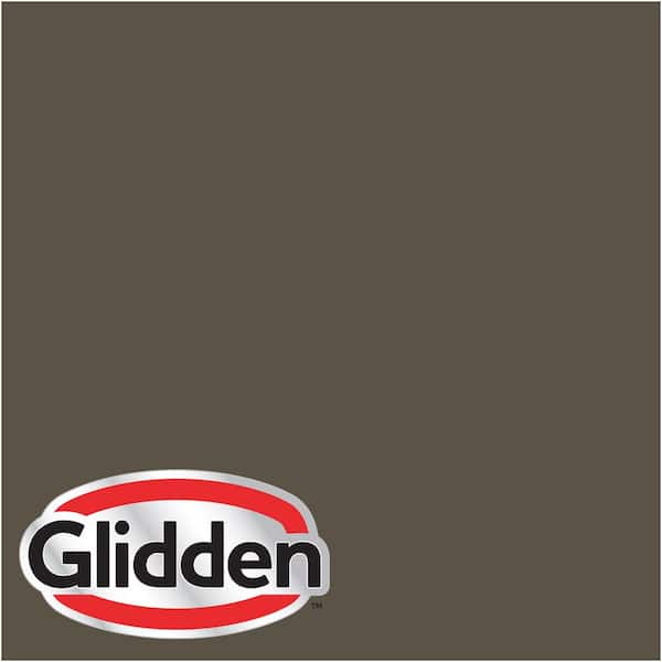 Glidden Premium 1 gal. #HDGWN65D Olive Black Flat Interior Paint with Primer