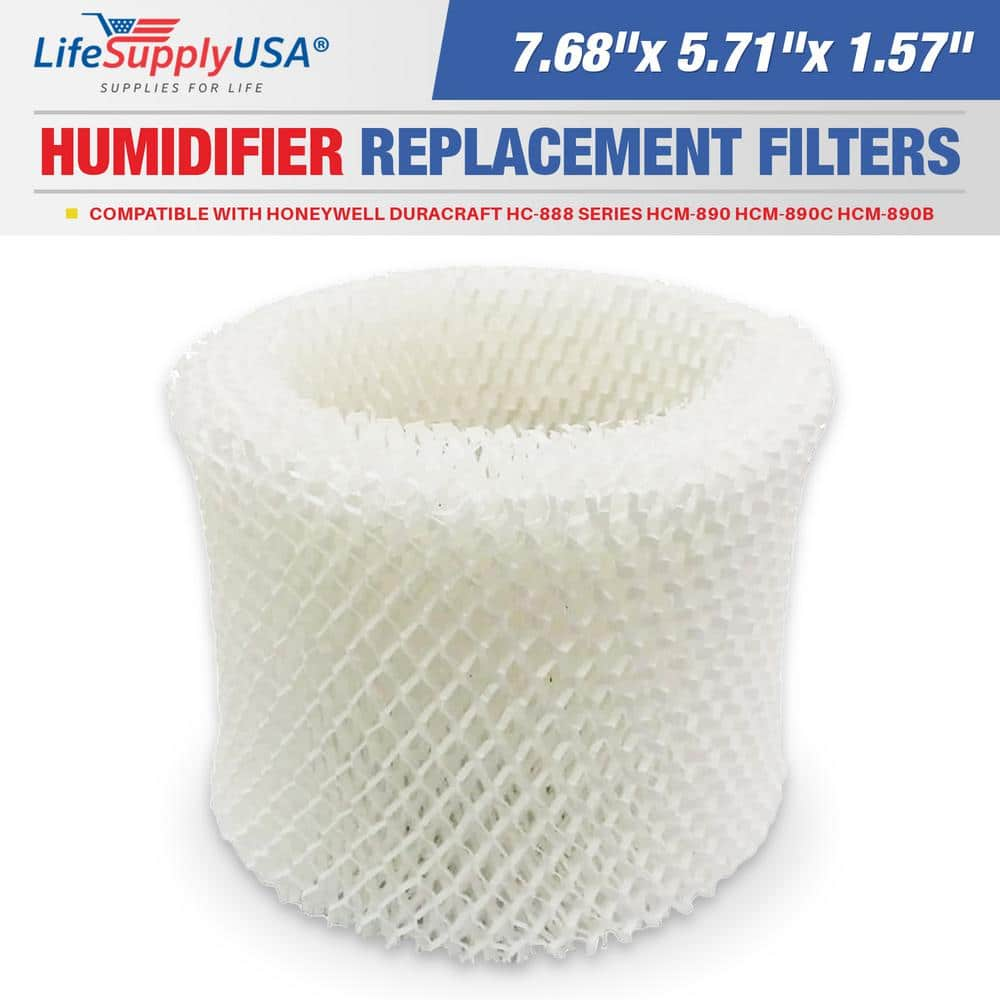 LifeSupplyUSA Humidifier Filter Replacement Wick Filter C Compatible ...