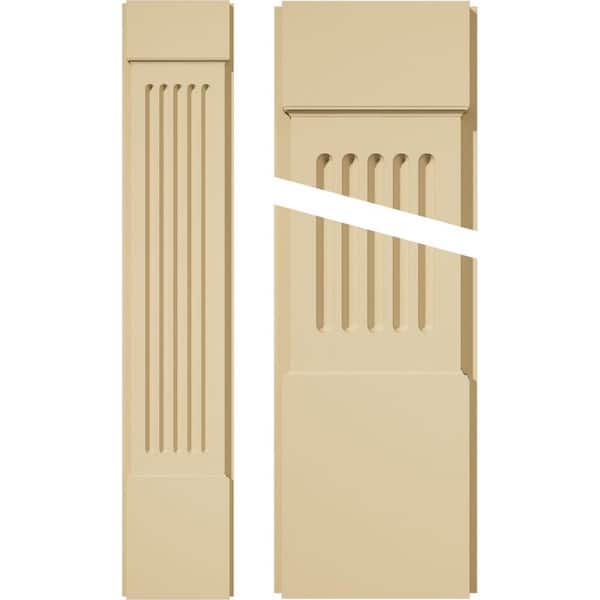 Ekena Millwork 2 in. D x 9 in. W x 48 in. L Primed Polyurethane Pilaster 1- Pack