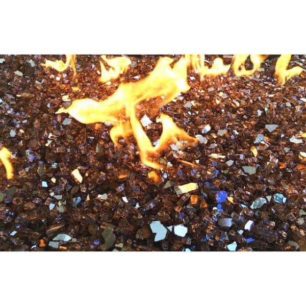 Copper Reflective Tempered Fire Glass Beads for Fire Pits