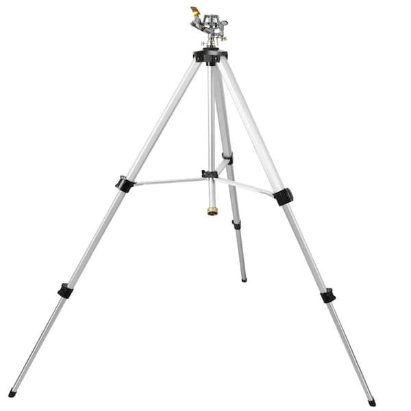 6360 sq. ft. Metal Pulsating Telescoping Tripod Sprinkler, Waters up to 90 ft. Dia
