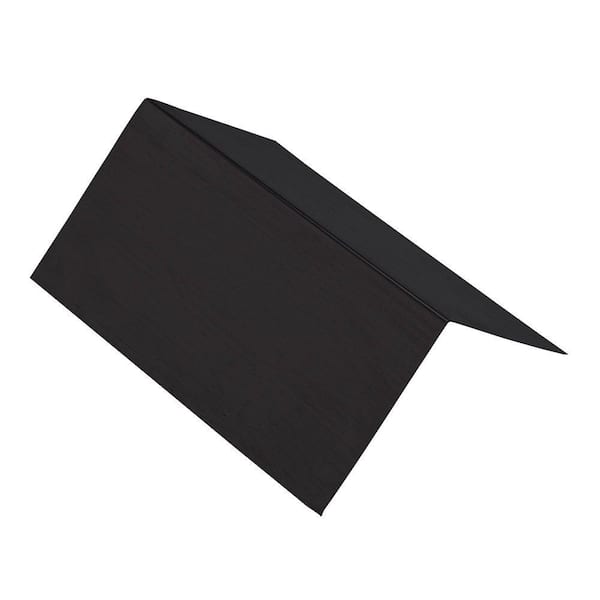 Gibraltar Building Products 4 in. x 4 in. x 8 in. Galvanized Steel Step Flashing Shingle Denver Black