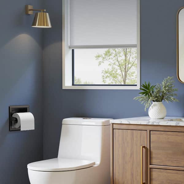 Bathroom Recessed Toilet Paper Holder Wall Mount Rear Mounting Bracket Included Oil Rubbed Bronze in Bathroom