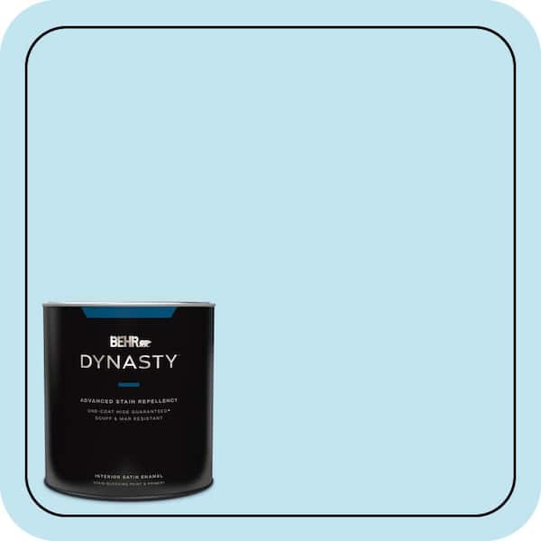 BEHR DYNASTY 1 qt. #530A-2 Skylark Satin Enamel Interior Stain-Blocking Paint & Primer