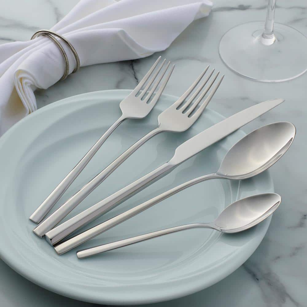 Oneida Oneida Doublet 20 Piece Everyday Flatware Set, Service For 4