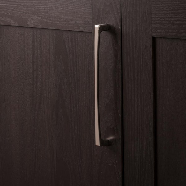 Rotterdam Collection 8 in. (203 mm) Center-to-Center Polished Nickel Cabinet Door and Drawer Pull