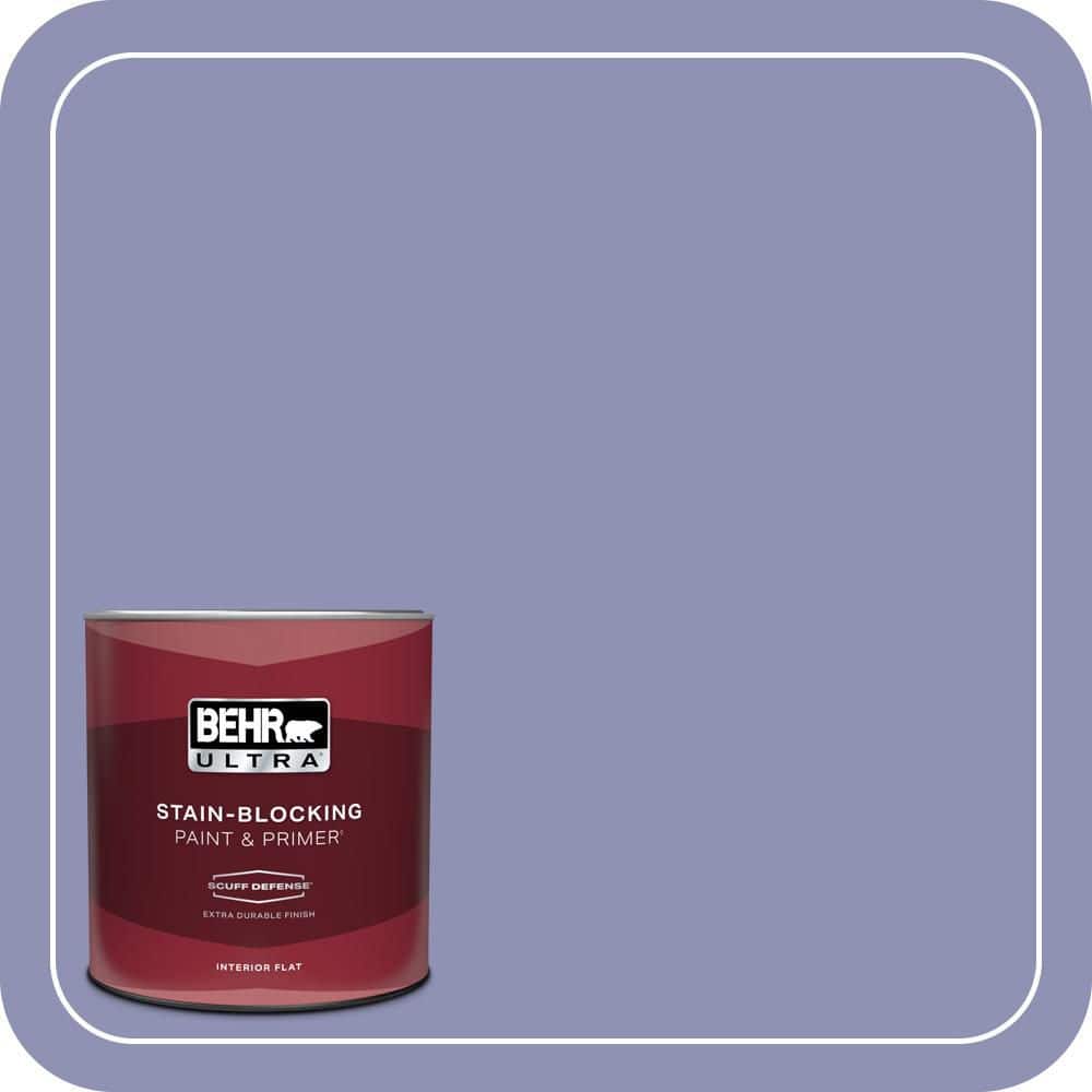 1 qt. #630D-5 Wild Wisteria Extra Durable Flat Interior Paint & Primer price history on PriceWatchPro