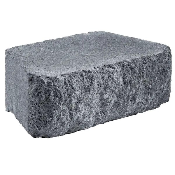 Oldcastle 6 in. x 16 in. x 10 in. Charcoal Concrete Retaining Wall Block