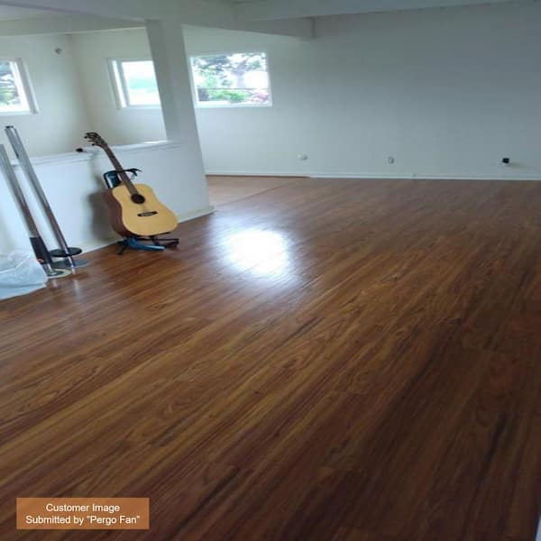 Pergo - Outlast+ Paradise Jatoba 12 mm T x 5.2 in. W Waterproof Laminate Wood Flooring (13.74 sqft/case)