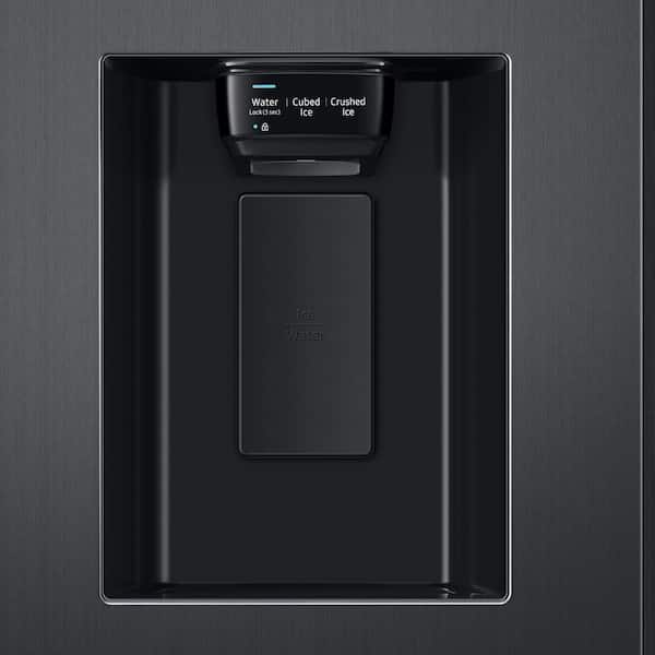 Samsung 36 in. 27.4 cu. ft. Side by Side Refrigerator in  Fingerprint-Resistant Stainless Steel, Standard Depth RS27T5200SR - The  Home Depot