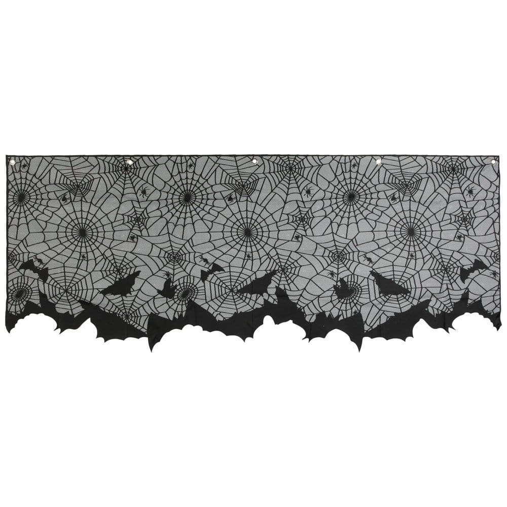 Spider Webs and Bats Halloween Valance Wall Decoration-5.25 ft. price history on PriceWatchPro