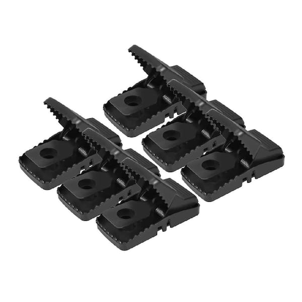 6-Pack of Effective Reusable Mousetraps with Unique Jaw Design to Capture Indoor Rodents