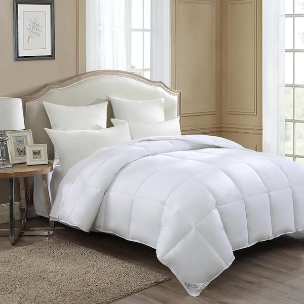 Restonic Medium Warmth White Twin Duck Down Comforter