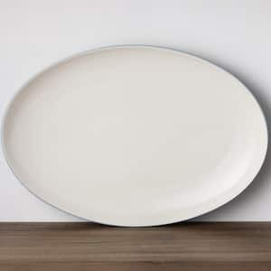 Colorwave Ice 16 in. (Light Blue) Stoneware Oval Platter