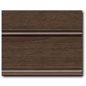 4 in. x 3 in. Simplicity Chip Cabinet Color Sample in Molasses Hickory