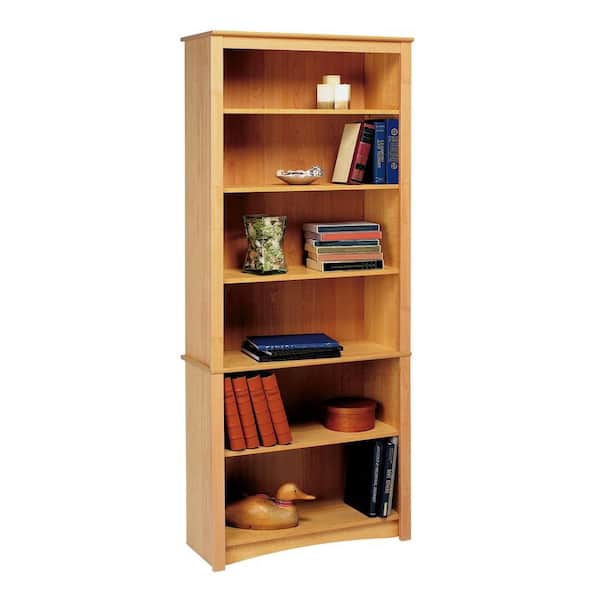 Prepac 6-Shelf Bookcase in Maple