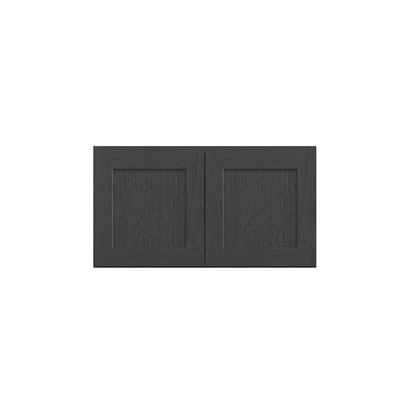 Jamestown Recessed 33 in. W x 18 in. H x 24 in. D in Espresso Plywood Assembled Wall Cabinet