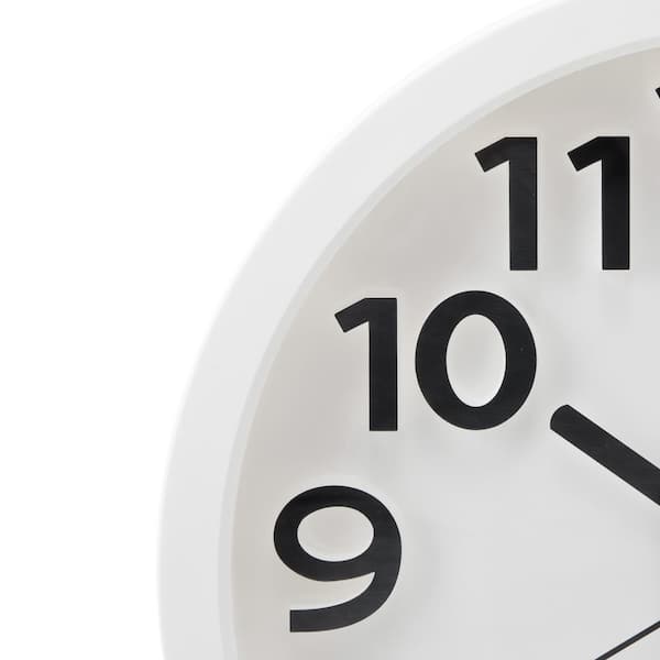 Victory Lighting LLC Tempus 13 in. White Silent Sweep Wall Clock