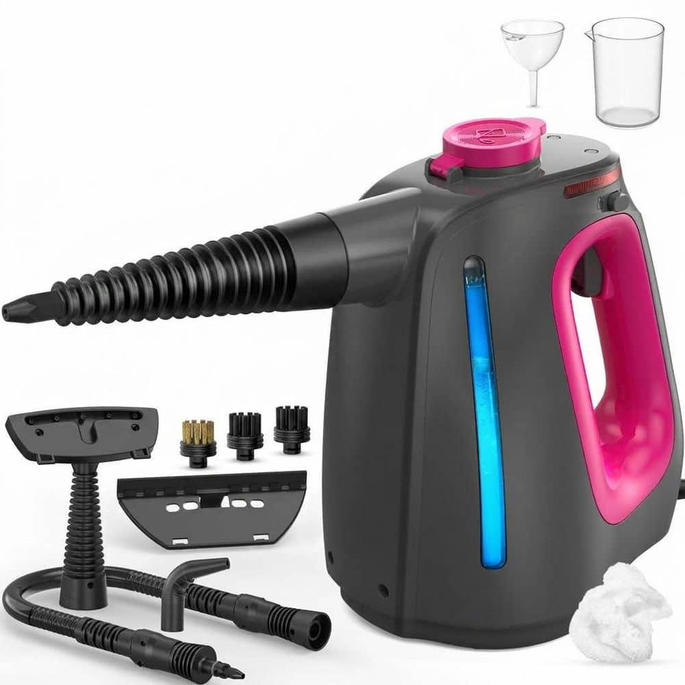 Corded Heavy Duty Handheld Steam Cleaner with Lockable Steam Button&11pcs Accessories for Multi-Surface Cleaning price history on PriceWatchPro