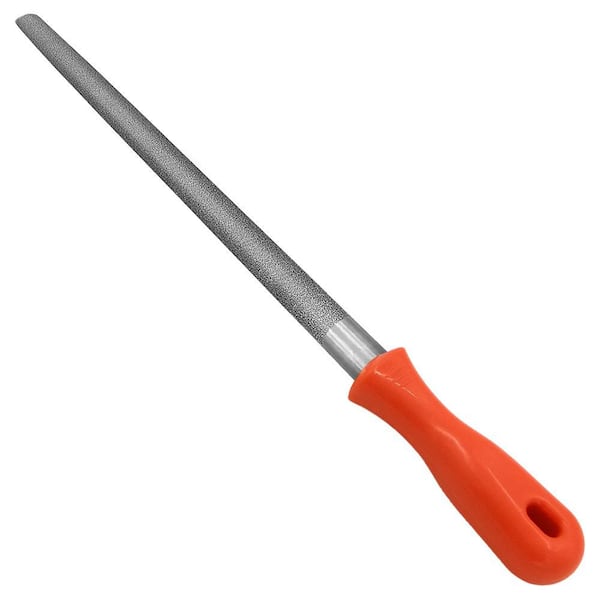 Half Round File Diamond-Coated, 8 in. Box of 3
