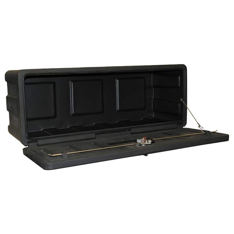 18 in. x 18 in. x 48 in. Matte Black Plastic Underbody Truck Tool Box