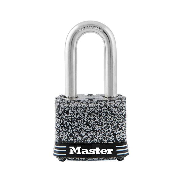 Master Lock Outdoor Padlock with Key, 1-9/16 in. Wide, 1-1/2 in 