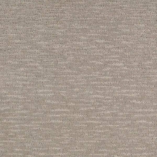 Lifeproof with Petproof Technology Allison Cove Pebble Trail Gray 39 oz. Triexta Pattern Installed Carpet