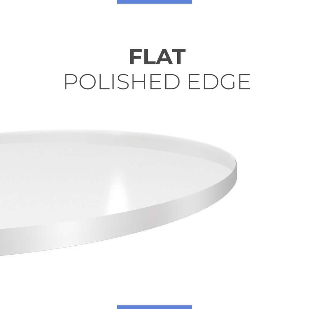 36 Inch Clear Round Acrylic Plexiglass Sheet 1/2 Inch Thick