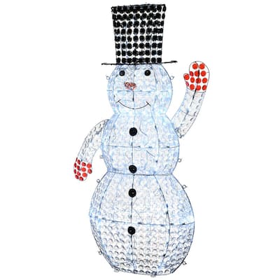 10 White Snowman full figured Decorative soaps