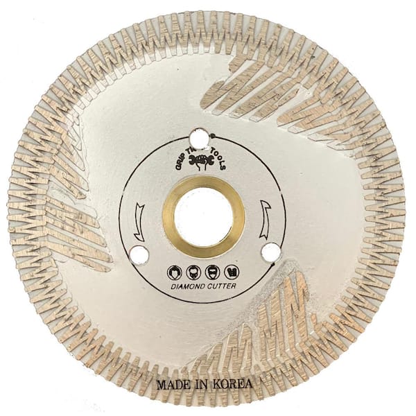 4 in. Professional Turbo Cut Diamond Blade for Cutting Granite, Marble,  Concrete, Stone, Brick and Masonry (10-Pack)