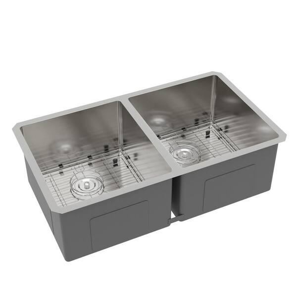 Dual-Mount Composite Granite 21-5/8 in. Single Bowl Kitchen Sink in Carbon