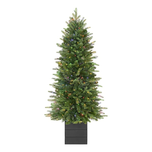 4 ft. Grand Duchess Twinkling Balsam Fir Potted LED Pre-Lit Artificial Tree G3