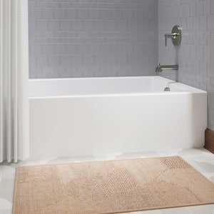 Elmbrook 60 in. x 36 in. Soaking Bathtub with Right-Hand Drain in White