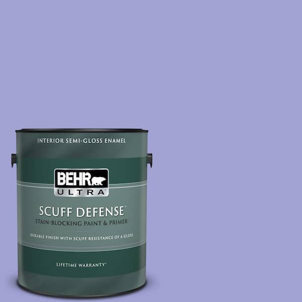 BEHR ULTRA 1 gal. #P550-4 Water Hyacinth Extra Durable Semi-Gloss Enamel Interior Paint & Primer