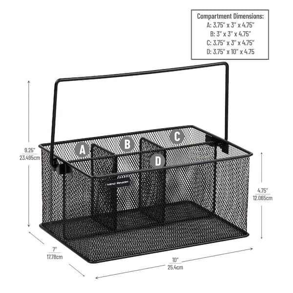 Mind Reader Network Collection 4 Compartment Utensil or Supply