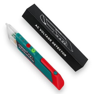 AC12-Volt to 1000-Volt/48-Volt to 1000-Volt Non-Contact Voltage Tester in Red/Green (1-Pack)