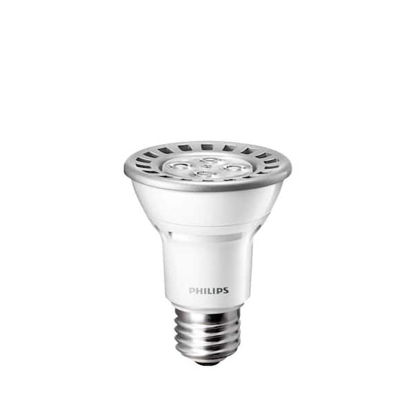 Philips 50W Equivalent Bright White (3000K) PAR20 Dimmable LED Flood Light Bulb (4-Pack)
