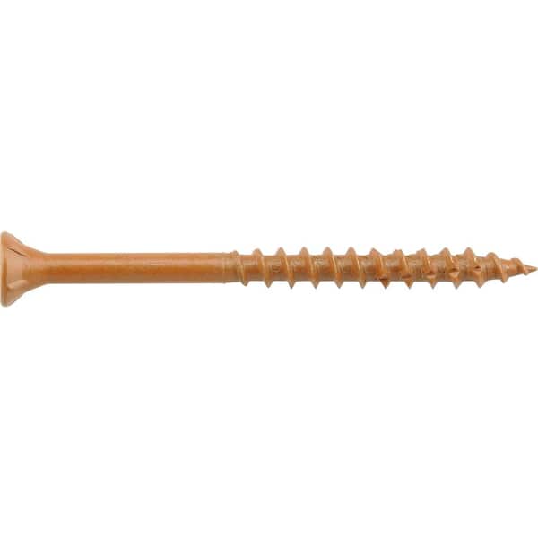 DECKMATE #9 x 2 in. Red Torx Flat-Head Wood Deck Screw (5 lbs