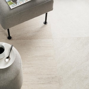SkyTech Miami White 23.62 in. x 47.24 in. Matte Porcelain Floor and Wall Tile (15.49 sq. ft./Case)