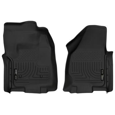 Front Floor Liners Fits 12-16 F250/F350 Standard Cab w/ foot rest