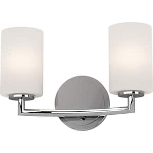 Sharyn 6 in. Chrome Sconce