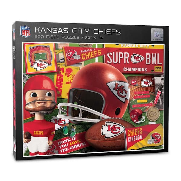 NFL Kansas City Chiefs Retro Series Puzzle (500-Pieces)
