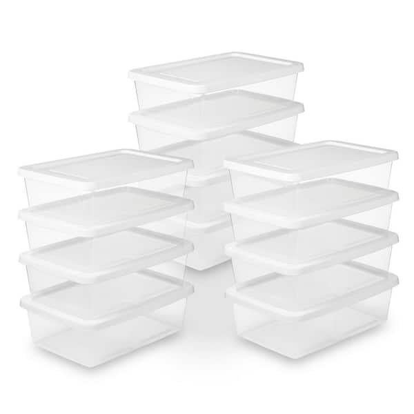 12 qt. Storage Box in Clear (12-Pack)