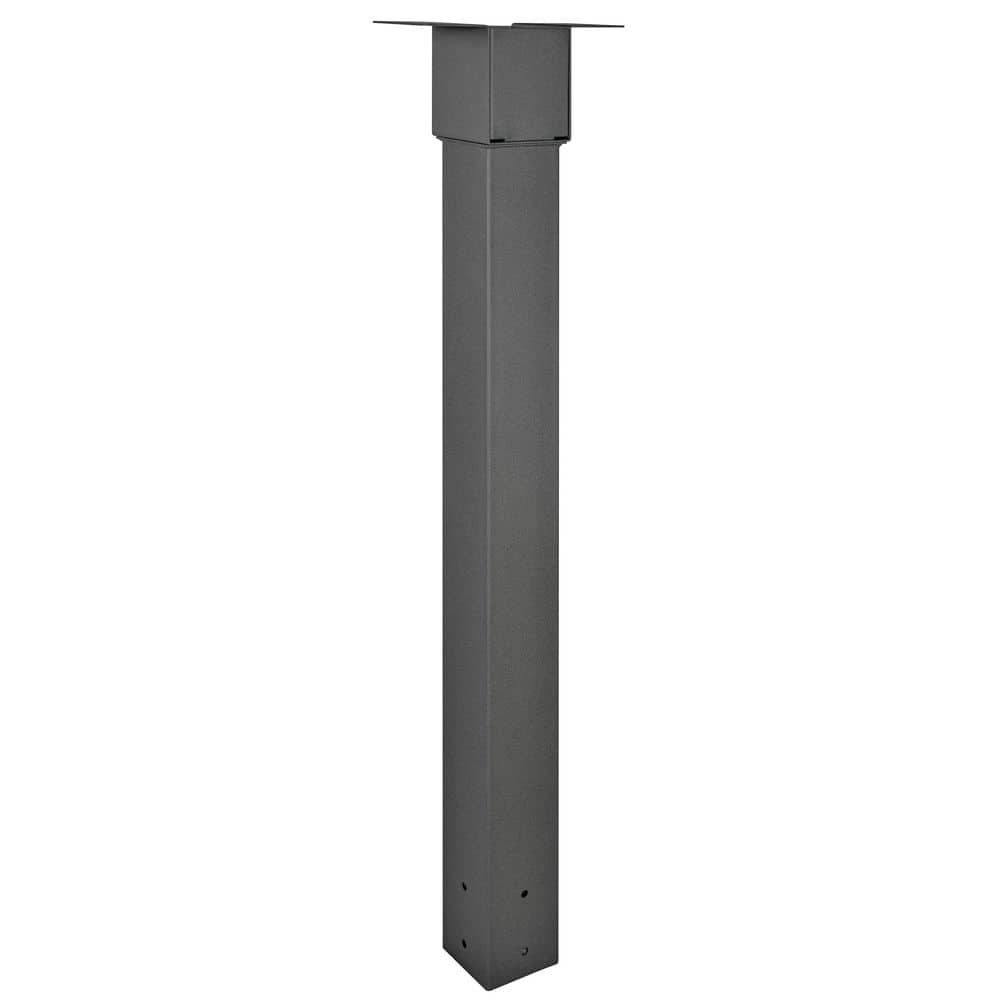 Granite Steel Mailbox Post Height Extension with Lockable Feature