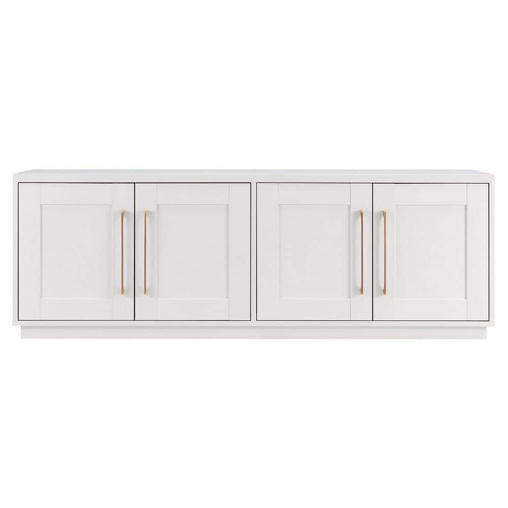 Meyer&Cross Tillman 68 in. White Rectangular TV Stand Fits TV's up