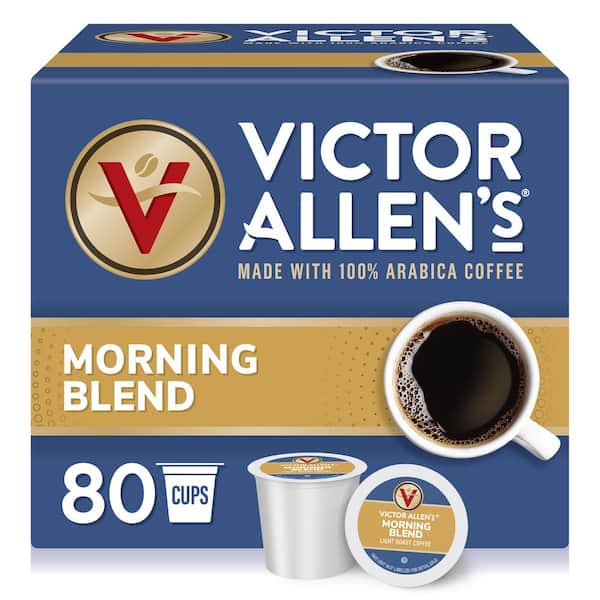 Victor Allen's Morning Blend Coffee Light Roast Single Serve Coffee Pods for Keurig K-Cup Brewers (80 Count)