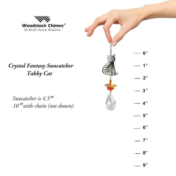 Tabby cat crystal suncatcher Tabby cat crystal suncatcher