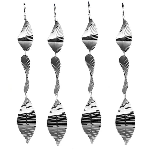 Stainless Steel Bird Deterrents for Outside, 12 Discs Reflective Bird Scare Discs Keep Woodpecker Pigeon Away from House