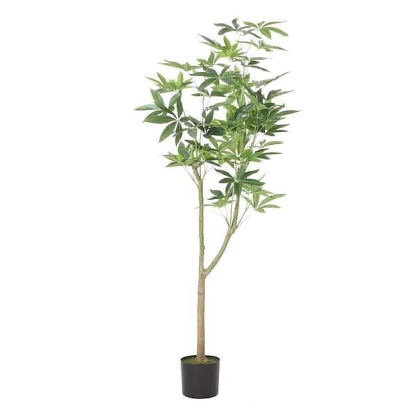 Unbranded Stunning 5.91 ft. Artificial Pachira Aquatica Tree in Pot