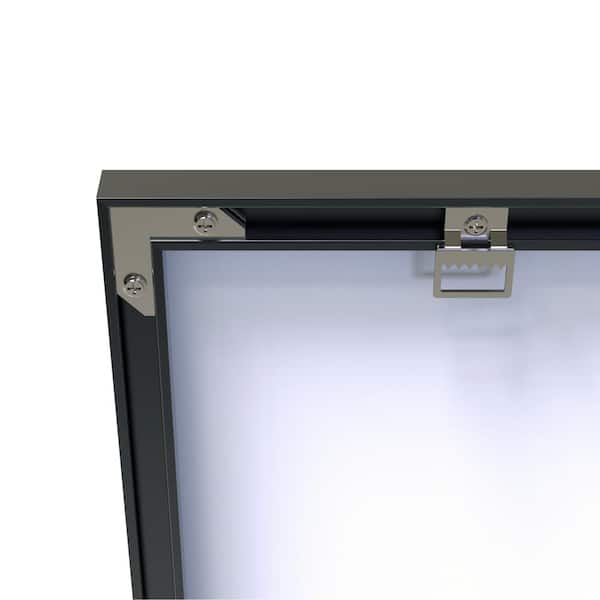 60 Wide Aluminum Frame Wall Mount Display Case